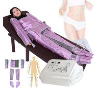 Massaggio Linfatico Slimmig Equipmet, Air Pressure Slimig Suit per Il Corpo Slimig Perdita di Peso Rilassamento Muscolare - Ideale per Gambe, Braccia, Vita E Corpo - Pressoterapia Efficace, A