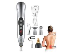 Massaggio penna, elettrico Trigger Point Stimulator, 7,2 x 0,98 pollici Adorable Handheld Stimulatori elettrici, ricaricabile Meridian Tool for Women Men Muscle Relief Reflexology