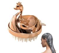 Massaggio per capelli - capelli in silicone morbido per il cuoio capelluto dolce del cigno, favorisce la crescita dei capelli e la cura del cuoio capelluto, esfoliatore rimovibile per lavaggio della