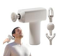 Massaggio Per Terapia Dei Tessuti Profondi - Rilassatore per Tessuti Muscolari | Massaggiatore Ricaricabile Silenzioso con 4 Testine per Palestra Sport Casa Viaggi Ufficio