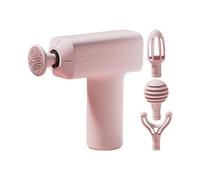 Massaggio profondo dei tessuti, macchina per rilassamento della fascia, massaggiatore muscolare silenzioso ricaricabile con 4 testine per palestra, sport, casa, viaggi, posto di lavoro