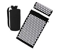Massaggio Set di tappetini con cuscino Alleviare la digitopressione Alleviare lo stress Indietro e Neck Dolore Sollievo Rilassati per il corpo Relax Yoga Mat con cuscino