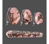 Massaggio Yoni Egg Bacchetta Yoni for donne Muscolo del pavimento pelvico Esercizio di Kegel Palla da massaggio in pietra di giada naturale, set di corde in silicone decorazione della stanza (Color :