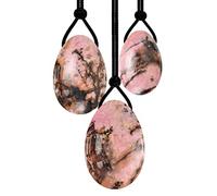 Massaggio Yoni Egg Bacchetta Yoni for donne Muscolo del pavimento pelvico Esercizio di Kegel Palla da massaggio in pietra di giada naturale, set di corde in silicone Collezioni di casa (Color : Drill
