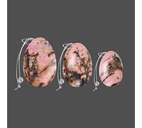 Massaggio Yoni Egg Bacchetta Yoni for donne Muscolo del pavimento pelvico Esercizio di Kegel Palla da massaggio in pietra di giada naturale, set di corde in silicone Collezioni di casa (Color : Silic