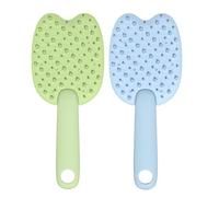 Massaging Dog Brush | Double-sided Cat Shedding Brush | Gentle Kitten Comb | Portable Cat Grooming Brush | Cat And Dog Shedding Brush Safe For All Pets PP For Removing Loose Hair, Tangled Knots
