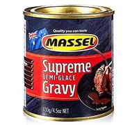 Massel Gravy Powder - Vegan, Senza Glutine, Certificato Kosher, Supreme Demi-Glace Sapore - 130g, Confezione da 6 Instant Gravy Mix