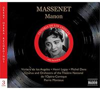 Jules Massenet Manon (Monteux, De Los Angeles) (CD) Album