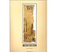 Massenet Jules Thais Mditation Piano Book Piano