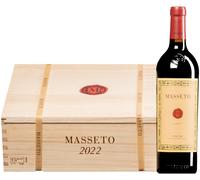 Masseto Toscana IGT 2022 3 bottiglie in cassetta di legno 2,25 l