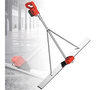 Massetto Elettrico, Strumento Vibrante per la Finitura del calcestruzzo, Motore Vibrante per la Finitura del Cemento del massetto Elettrico Cordless, con Pannello in Acciaio inossi