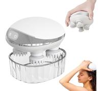 Masseur de cuir chevelu intelligent masseur de cuir chevelu électrique masseur de cuir chevelu étanche portable rechargeable par USB avec 8 griffes de massage adapté aux hommes et aux femmes
