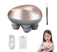 Masseur Della Testa Elettrica - Masseur Del Cuoio Capelluto Automatico, Massaggiatore Vibrante Ricaricabile Per Capelli | Asciugacapelli Portatile Impermeabile, Fascia Multifunzionale Portatile