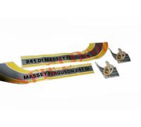 Massey Ferguson 241 DI J Series Copertura Adesivo Emblema Kit Set
