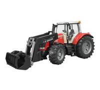Bruder BRD03047 Trattore Massey Ferguson 7600 con benna