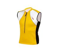 Massi Alps, Maglia Uomo, Multicolore (Giallo/Bianco), L