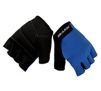 Massi Basic - Guanti da Ciclismo Unisex, Colore Azzurro, Taglia S