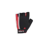 Massi Classic - Guanti da Ciclismo Unisex, Colore Nero/Rosso, Taglia M
