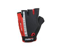 Massi Classic - Guanti da Ciclismo Unisex, Colore Rosso/Nero, Taglia XXS