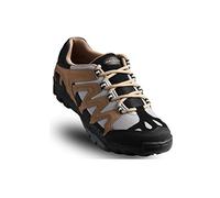 Massi Coyote - Scarpe da Ciclismo MTB Unisex, Colore Marrone/Grigio, Taglia 45