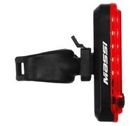 Massi Onyx Luce Posteriore per Bicicletta, 20 lumen, Ricaricabile USB-C, Rosso, 24 g, IPX4