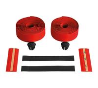 MASSI Summer Gel - Nastro da Manubrio per Bicicletta, Colore Rosso