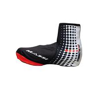Massi PRO Team - Copriscarpe Unisex, Colore Nero/Bianco/Rosso, Taglia L/XL