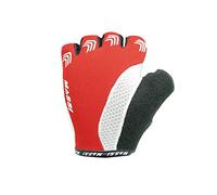 MASSI Siligrip - Guanti da Ciclismo Unisex, Colore Rosso, Taglia S