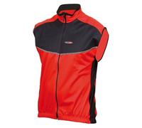 Massi Windtex Gilet, uomo, Rosso/Nero, XL