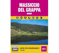 Massiccio del Grappa nord. Carta per escursionisti 1:25.000