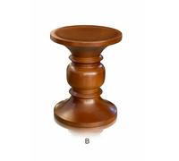 Massiccio Noce Sgabello Tavolino Salotto Legno Walnuss. 3 Varianti