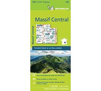 MASSIF CENTRAL 11130 CARTE MICHELIN KAART ZOOM