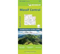 MASSIF CENTRAL 11130 CARTE MICHELIN KAART ZOOM