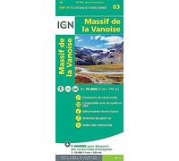 Massif de la vanoise: 1:75000