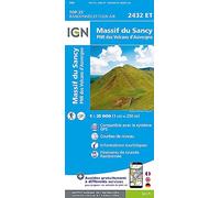 Massif du Sancy Parc naturel régional Volcans d'Auvergne: 2432ET