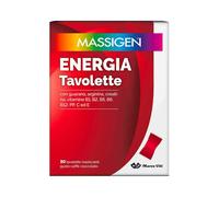 Massigen Energia Integratore Tonico Energetico, 30 Tavolette Masticabili