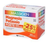 MASSIGEN Magnesio e Potassio FORTE Zero Zuccheri 30bst