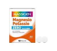 Massigen Magnesio e Potassio Senza Zucchero 60 Capsule Integratore per