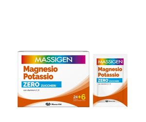 MASSIGEN MAGNESIO E POTASSIO ZERO ZUCCHERI ►PROMO QUADRIPACK◄ 4 X 30 BUSTE