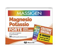 Marco Viti Massigen Magnesio e Potassio Forte Zero Zuccheri 60 Buste Promo x 2