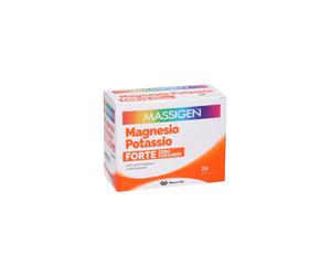 MASSIGEN - Magnesio Potassio Forte Zero Zuccheri 24+6 Bustine da 8g