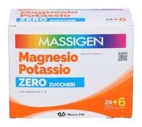 Massigen Magnesio Potassio Integratore Zero Calorie - 30 Buste