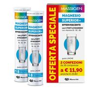 Massigen Magnesio Superior+ Integratore, 18 + 18 Compresse Effervescenti