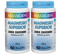 MASSIGEN® Magnesio Superior Zero Zuccheri 2x150 g Polvere