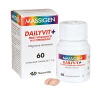 Massigen MASSIGEN DAILYVIT 12 VITAMINE 11 MINERALI 60 COMPRESSE RIVESTITE