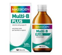 Massigen Multi B Plus Integratore Bambini e Ragazzi Gusto Limone, 125ml