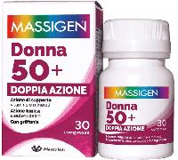Massigen Multivitaminico Donna 50+ 30 compresse Integratore per Energia e Ossa Forti