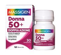 Massigen Multivitaminico Donna 50+ Integratore Alimentare 30 Compresse
