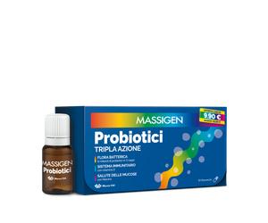 Massigen Prebiotici per Disordini Intestinali 10 Flaconcini