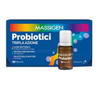 Massigen Probiotici Tripla Azione 10 Flaconcini Da 8 Ml